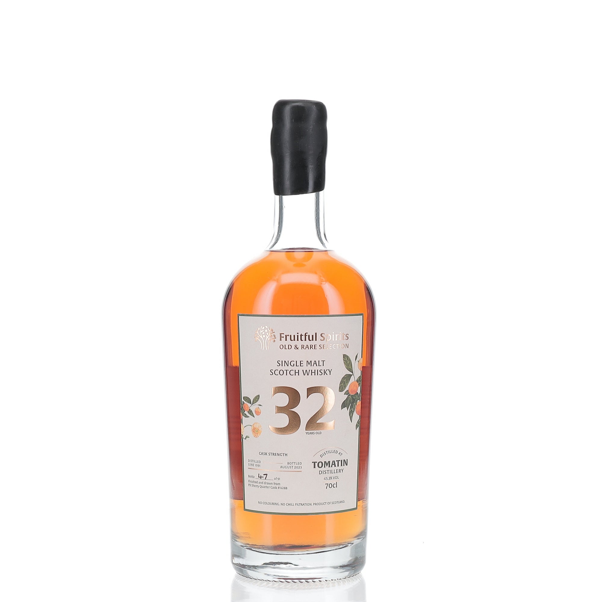 Fruitful Spirits 32 yr old Tomatin Single Malt Scotch Whisky