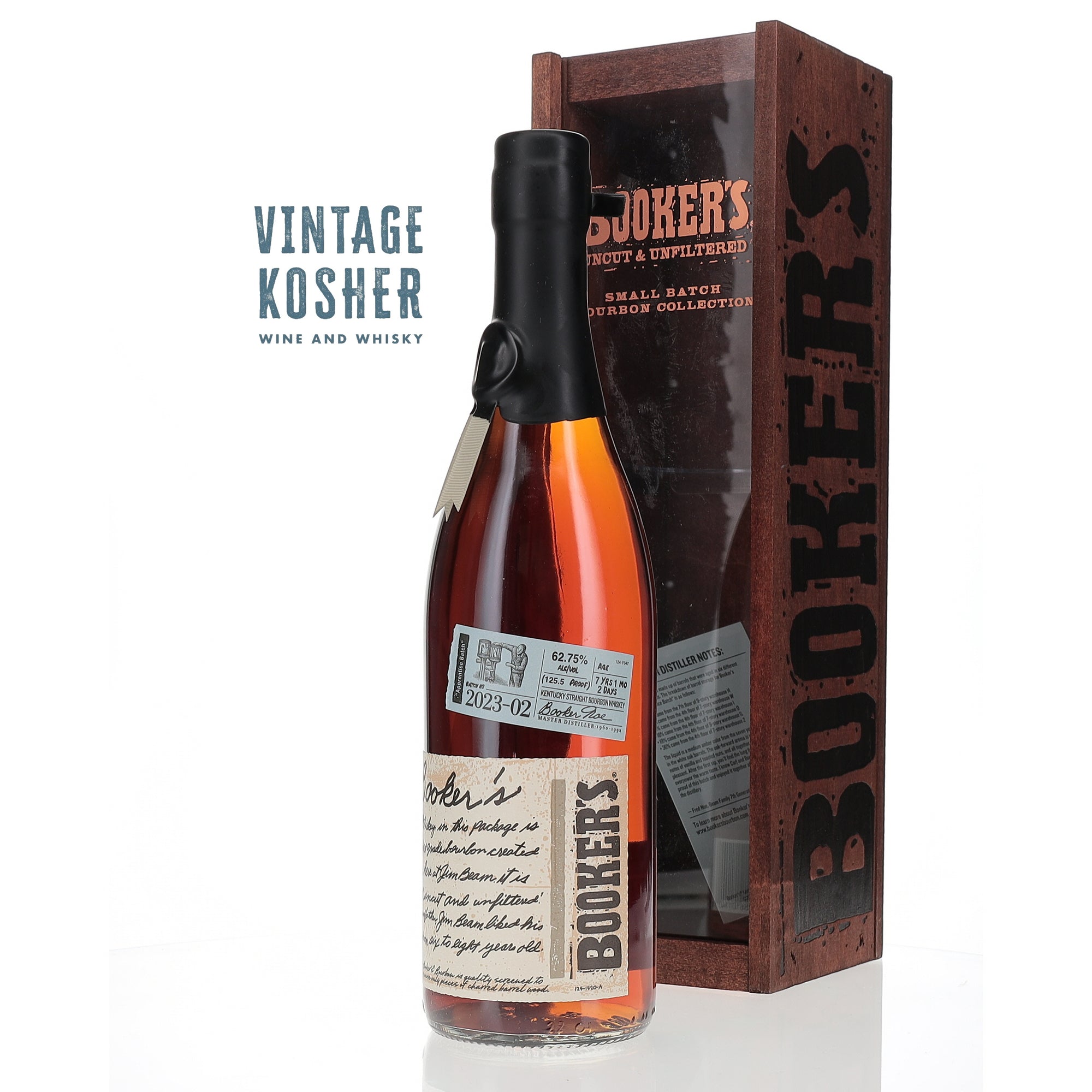 Bookers Bourbon 2023-02 7 yr Apprentice Batch 125.5