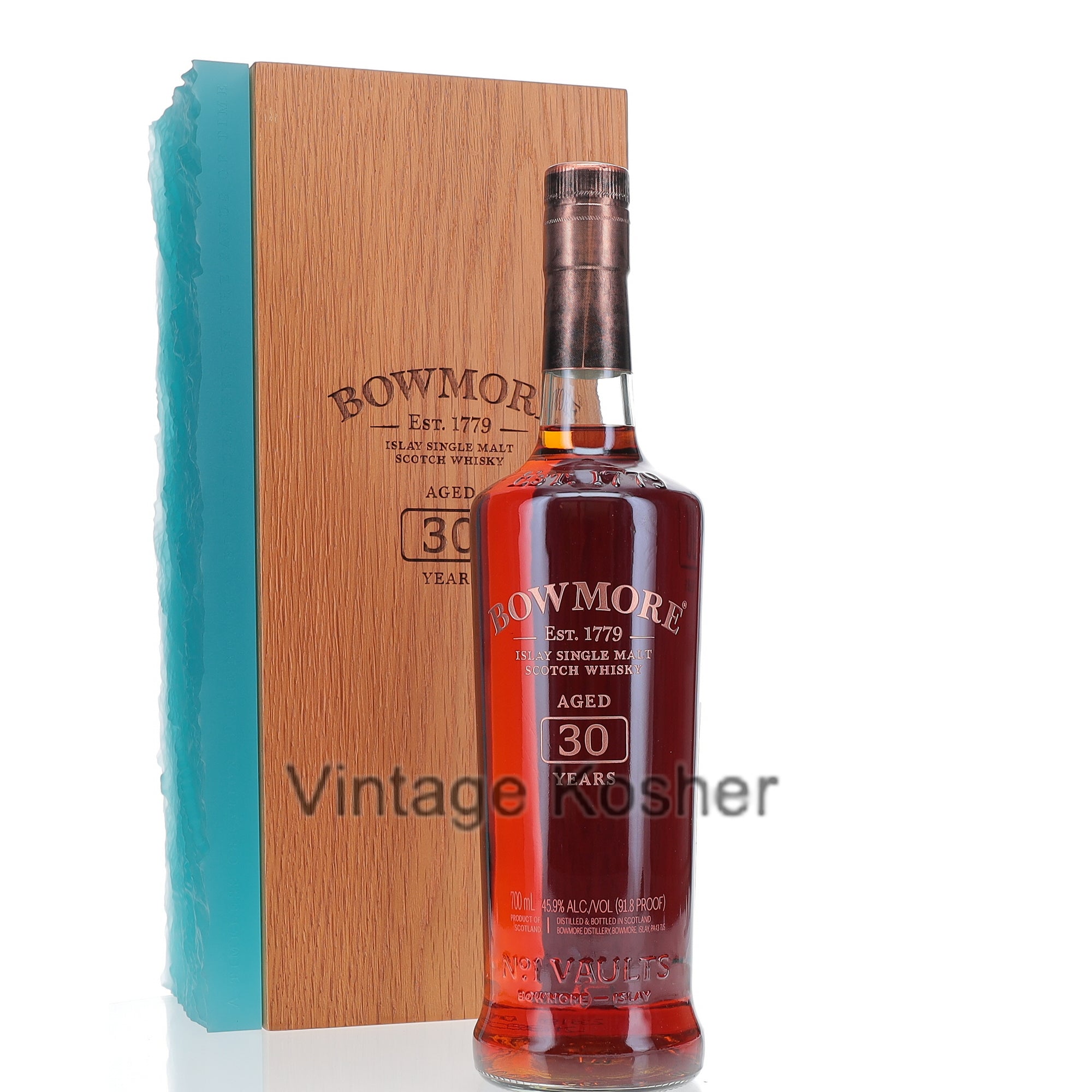 Bowmore Single Malt Scotch No. 1 Vaults 30 yr 91.9