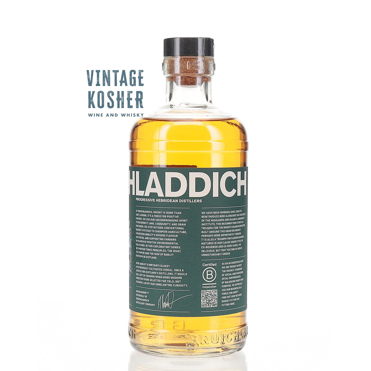 Bruichladdich Single Malt Scotch Bere Barley 10 Yr 100 Single Malt Scotch Whisky