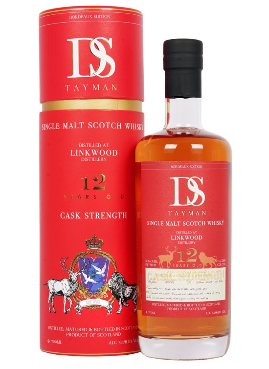 DS Tayman 12 year Linkwood 2nd Edition Single Malt Scotch Whisky