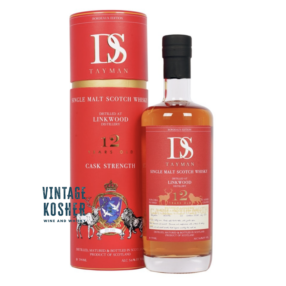 DS Tayman 12 year Linkwood Cask Strength 53.35 ABV Single Malt Scotch Whisky
