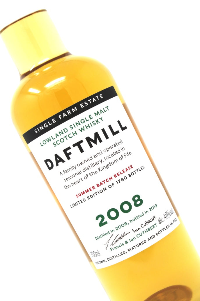Daftmill Summer Release 2008 bottled 2020 70cl 46% Single Malt Scotch Whisky