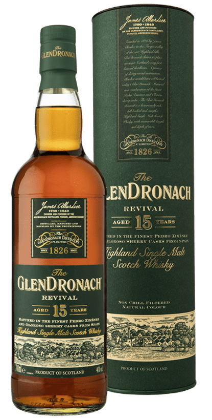 Glendronach 15 YR Revival Single Malt Scotch Whisky