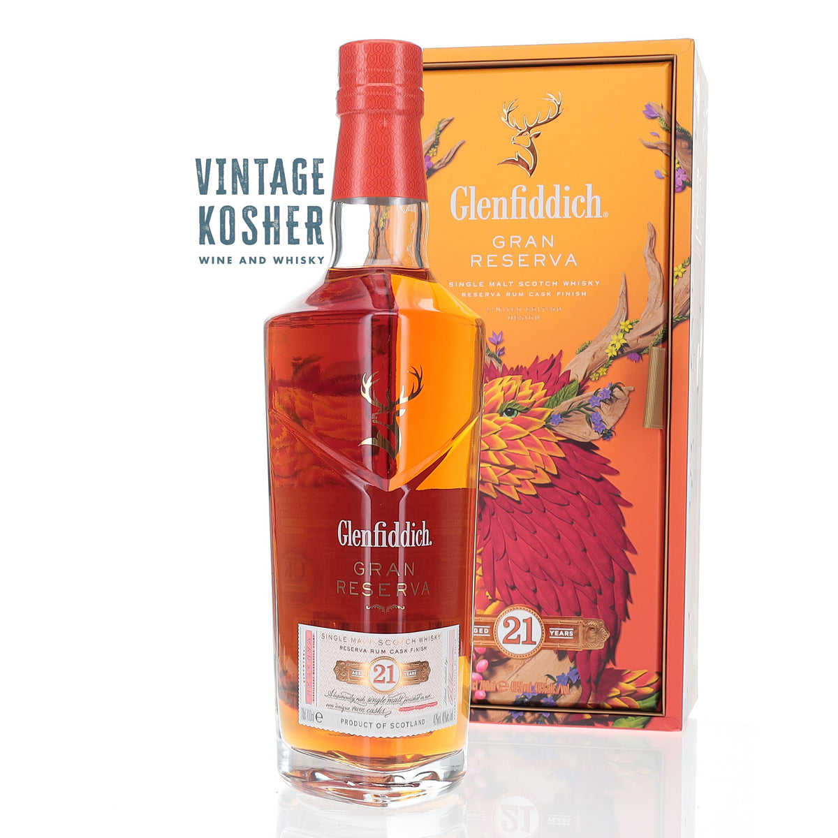 Glenfiddich Reserva Rum Cask 21 Year Old 40 70cl Single Malt Scotch Whisky