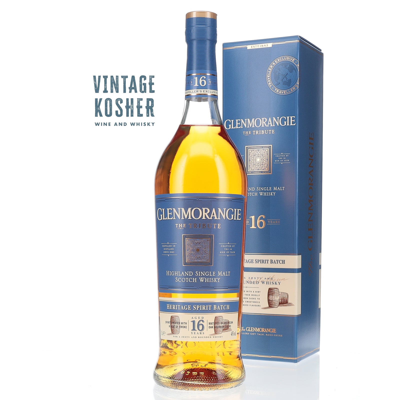 Glenmorangie The Tribute Heritage Spirit Batch 16 Year Old Single Malt Scotch Whisky