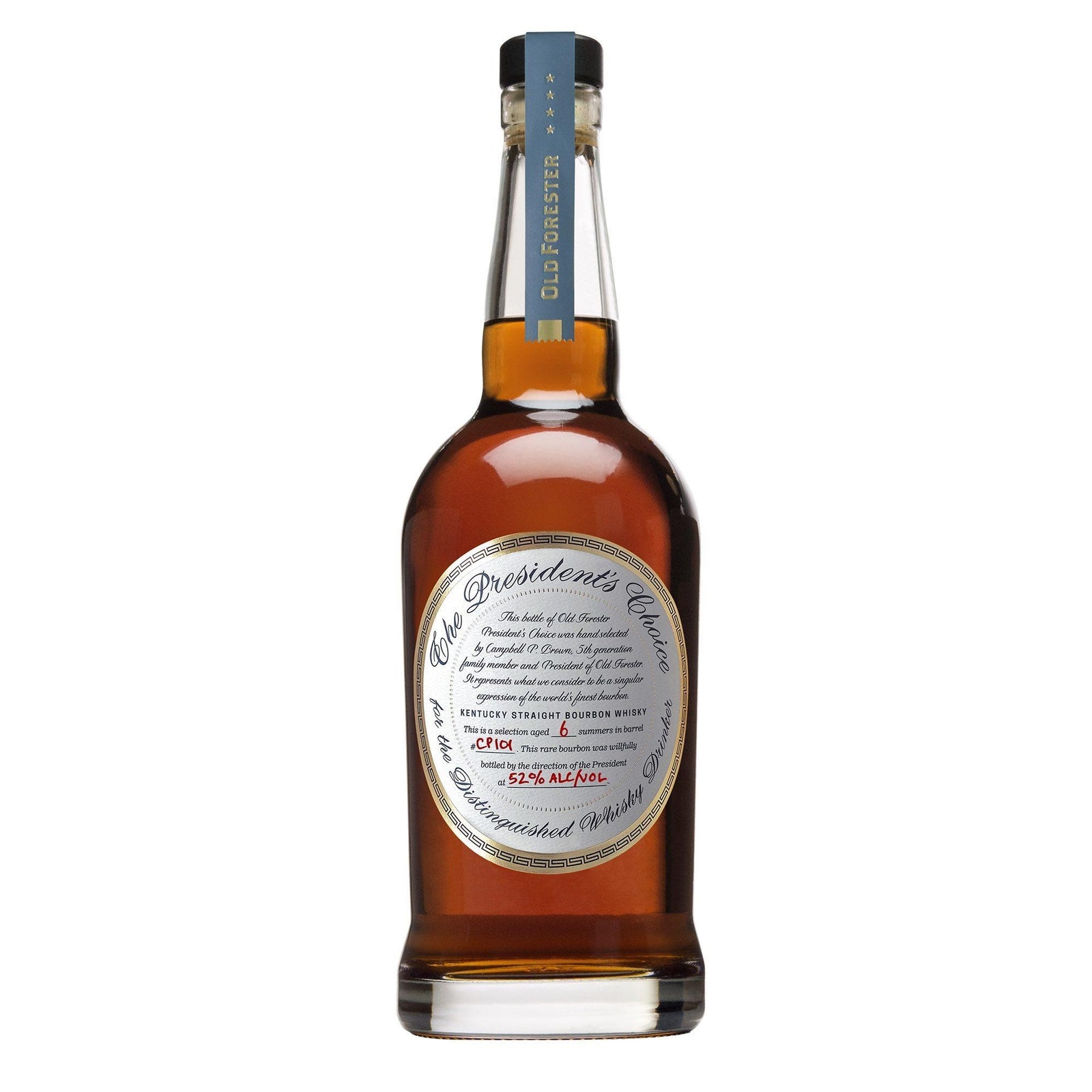 Old Forester Straight Bourbon The President's Choice 6 Yr 123 Bourbon