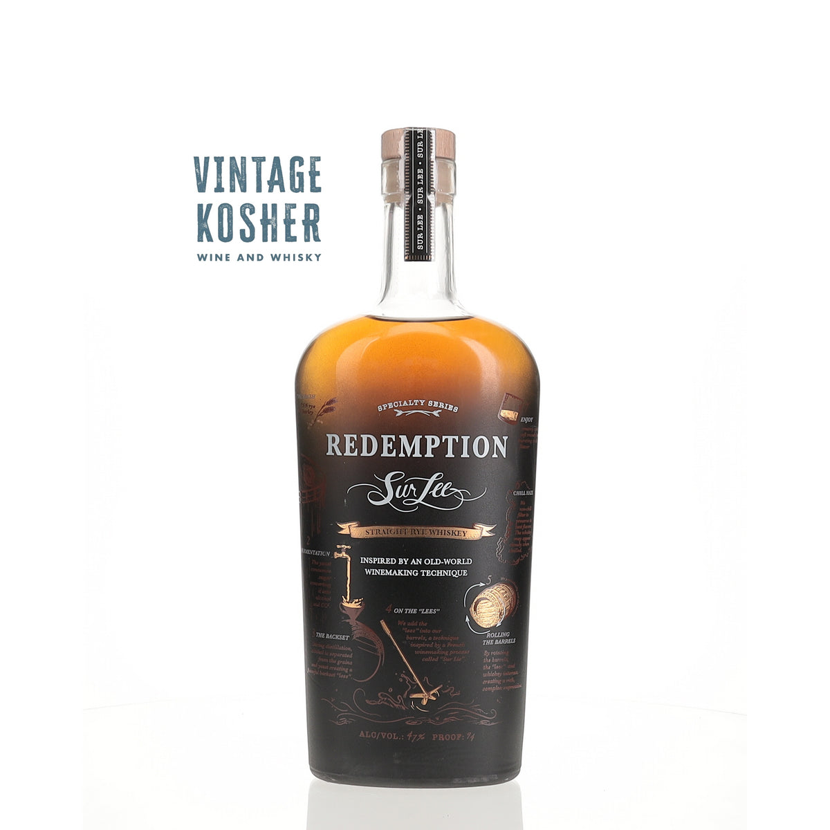 Redemption Straight Rye Sur Lee Specialty Rye