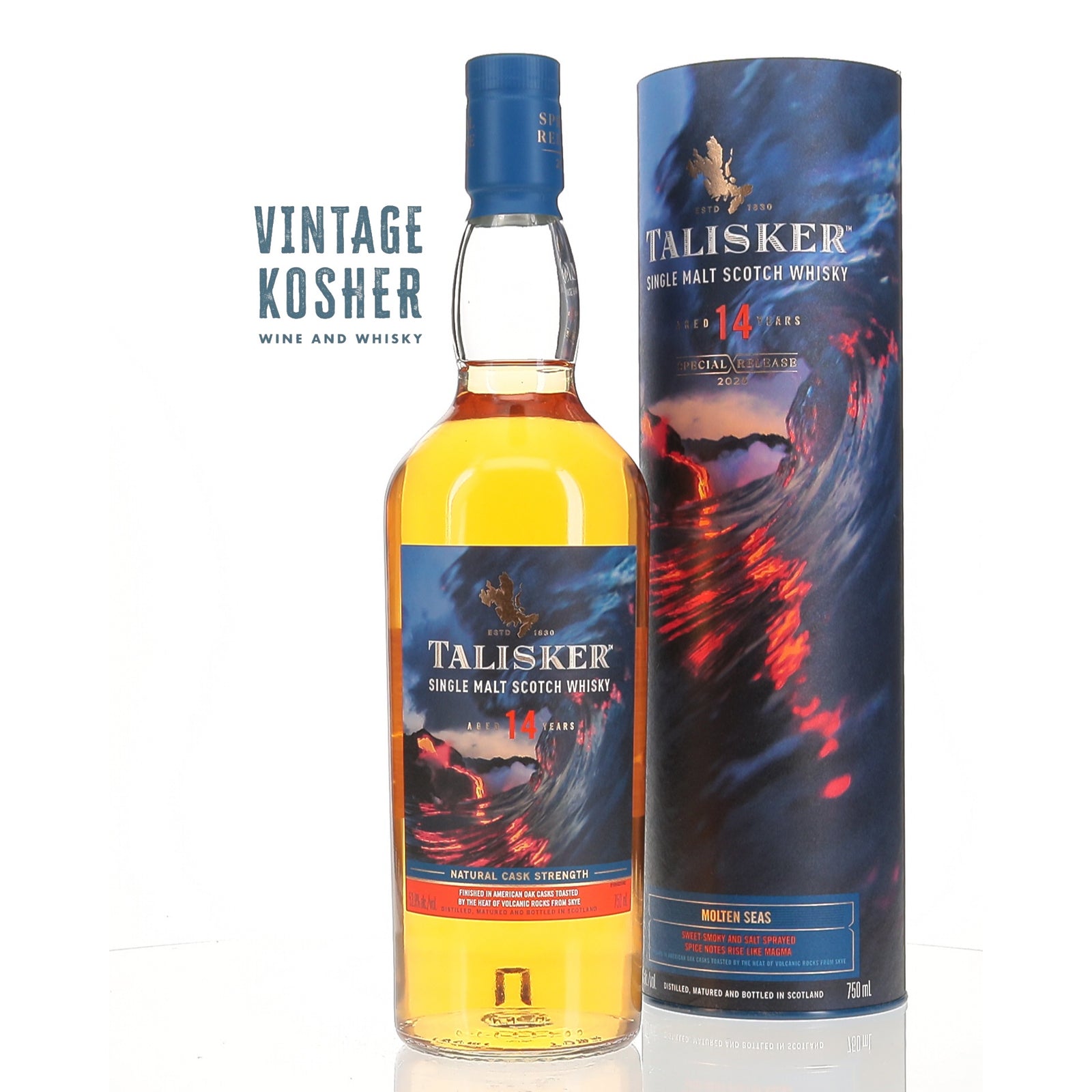 Talisker Single Malt Scotch Natural Cask Strength 14 Yr 107.8