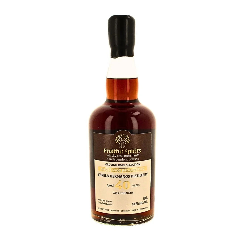 Fruitful Spirits Varela Hermanos Dark Rum 40 Year Old (#82-009) 59.7% 70cl Rum