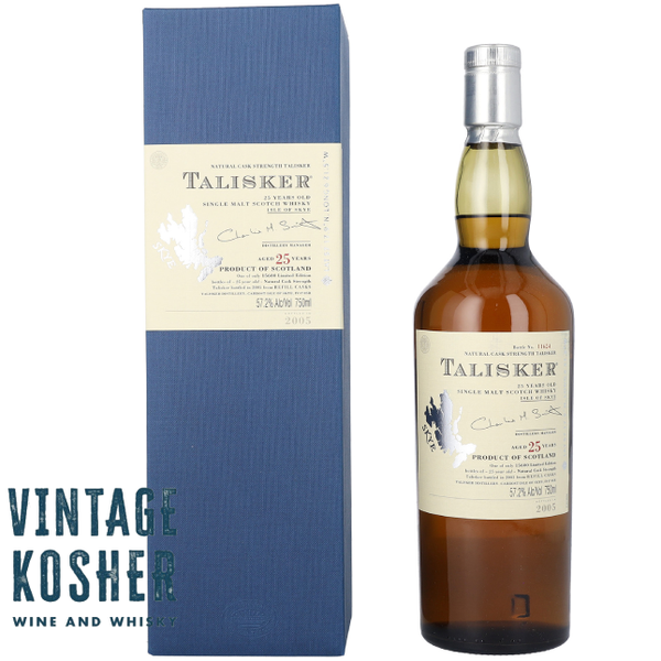 Talisker 2005 25 yr Cask Strength 57.2 abv – Vintage Kosherca