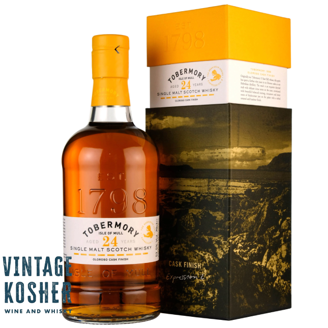 Tobermory 24 yr Oloroso Sherry Cask Finish 52.5 Single Malt Scotch Whisky