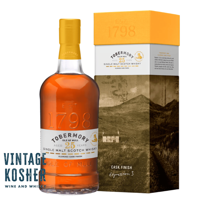 Tobermory 25 yr Oloroso Sherry Cask Finish 48.1 Single Malt Scotch Whisky
