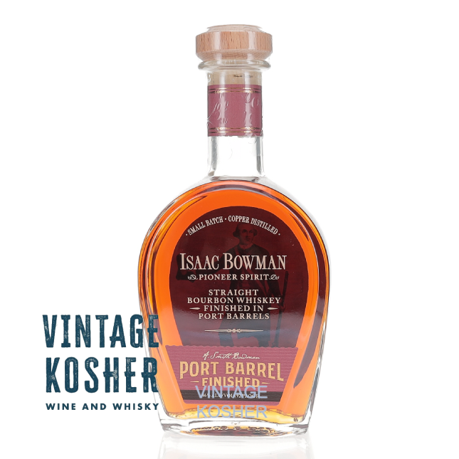 Isaac Bowman Port Barrel Finished Straight Bourbon Whiskey Bourbon