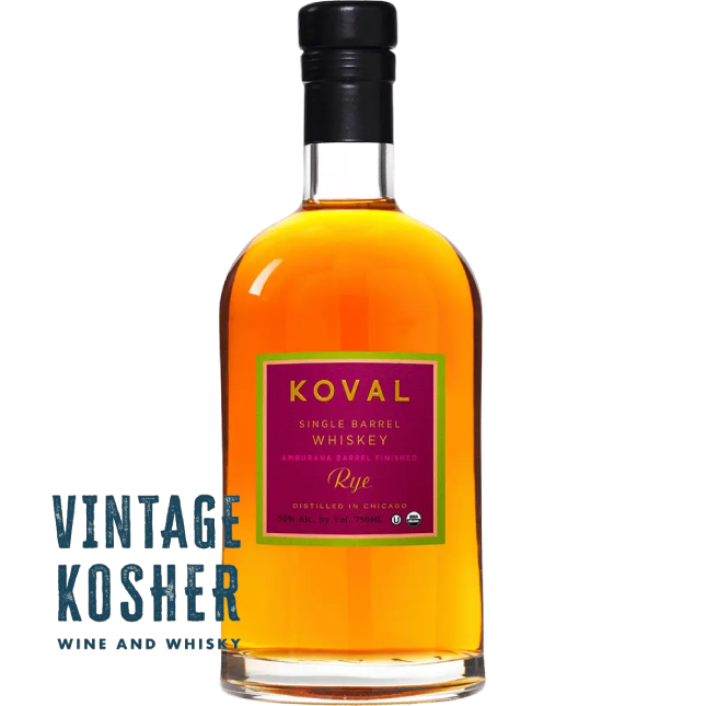Koval Single Barrel Amburana Finished Rye Whiskey Bourbon