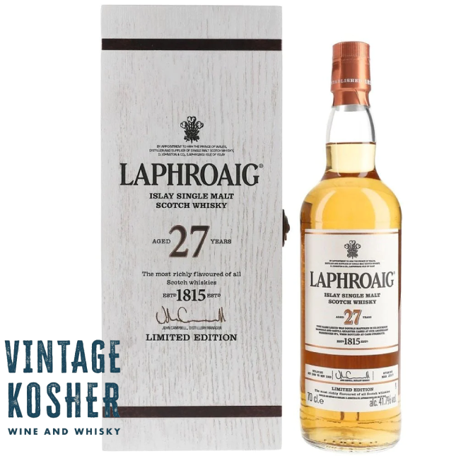 Laphroaig 27 Years (White Wooden Box)