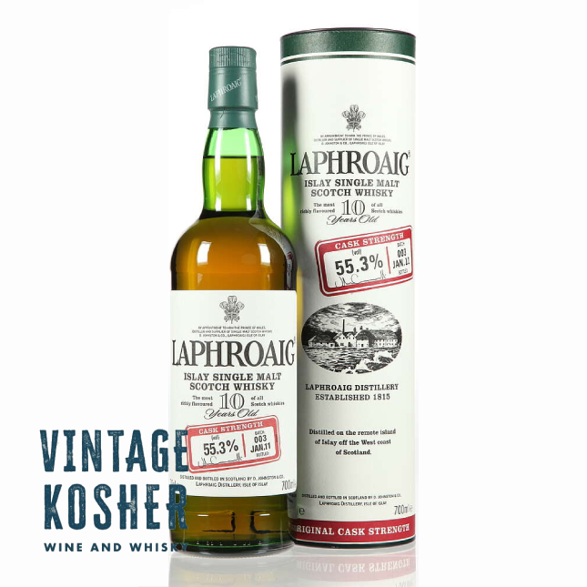 Laphroaig 10 Years Cask Strength Batch 3 Single Malt Scotch Whiskey