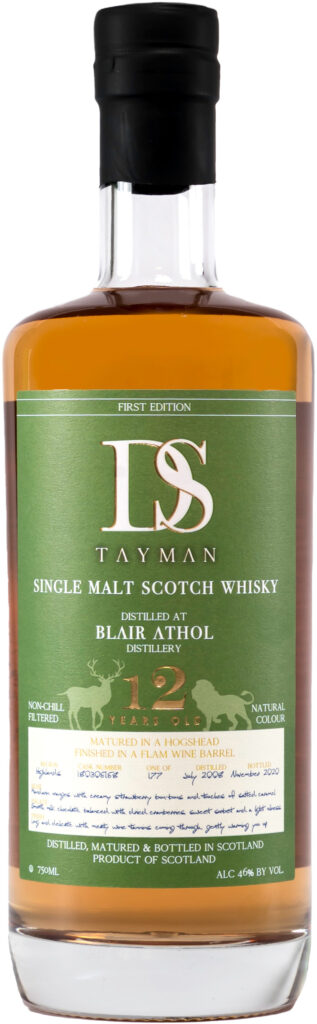 DS Tayman 12 Year Blair Athol 1st Edition - Flam Finish Single Malt Scotch Whisky