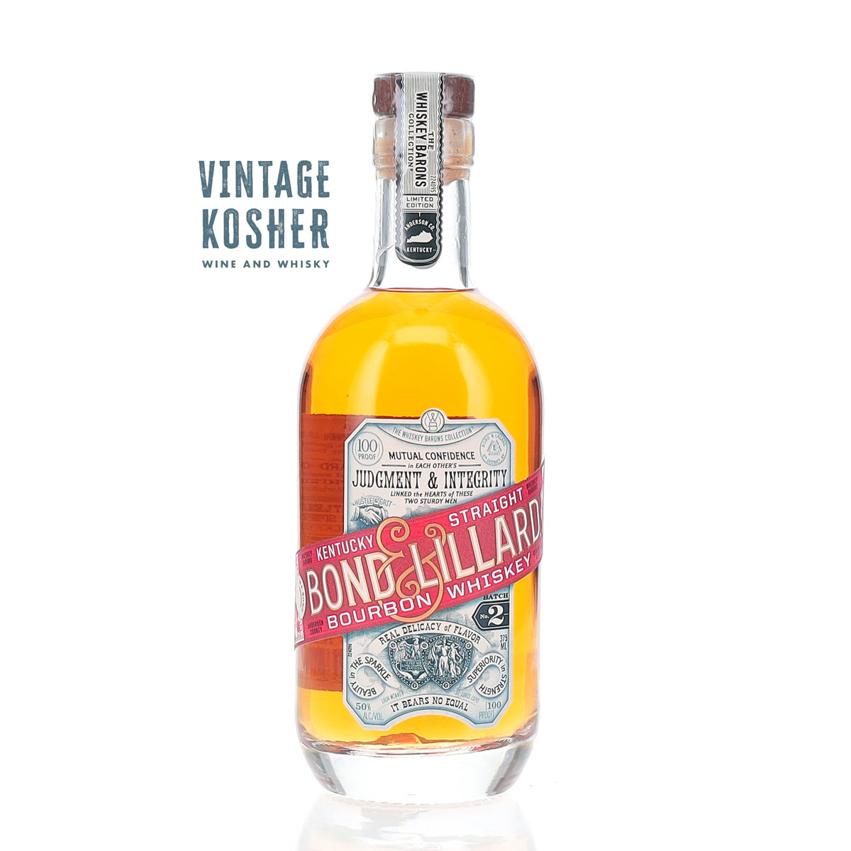 Bond & Lillard Straight Bourbon The Whiskey Barons Collection 100 Bourbon