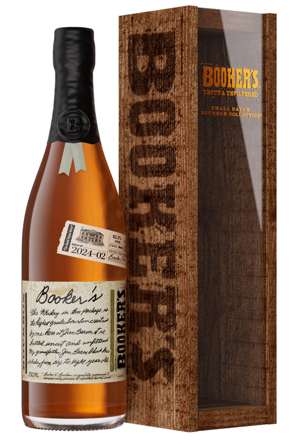 Bookers Bourbon 2024-02 6 yr The Beam House Batch 124.6