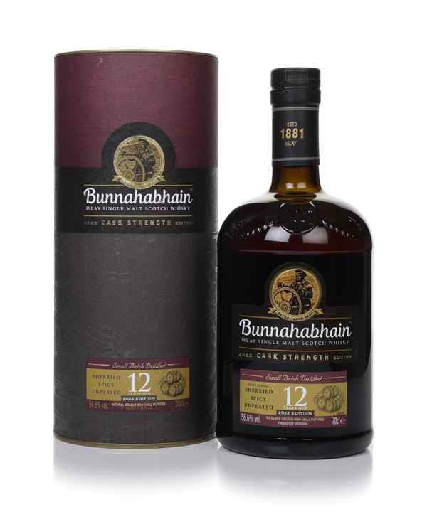 Bunnahabhain 12 yr old Cask Strength 2022 56.6 700ml Single Malt Scotch Whisky