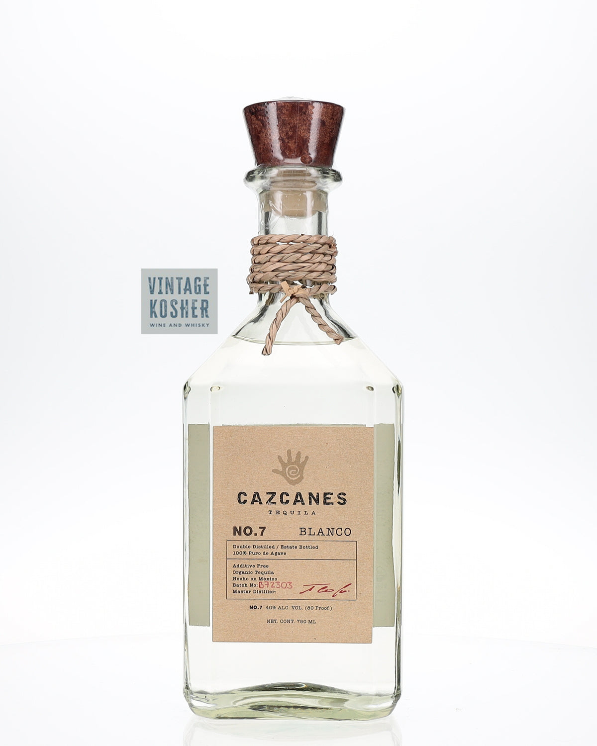 Cazcanes Tequila No. 7 Blanco Tequila