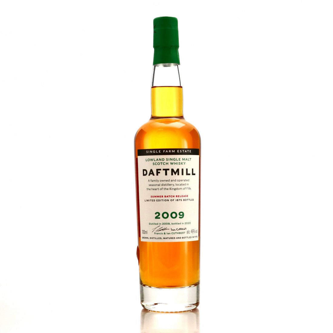 Daftmill 2009 Summer Release Batch 1 46% 70cl (2020) Single Malt Scotch Whisky