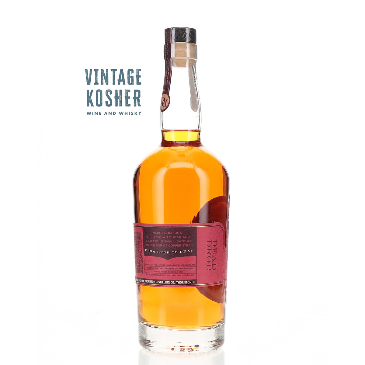 Dead Drop Dark Rum Kosher For Passover Vintage Kosher