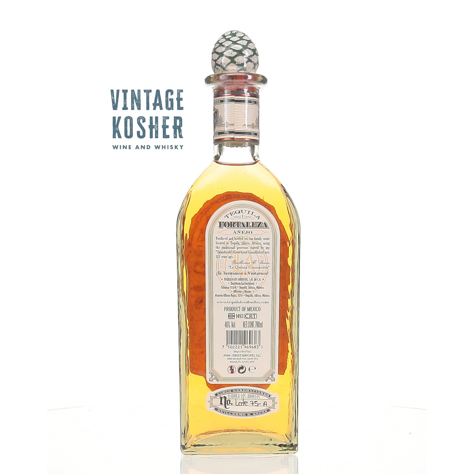 Fortaleza Tequila Anejo Tequila