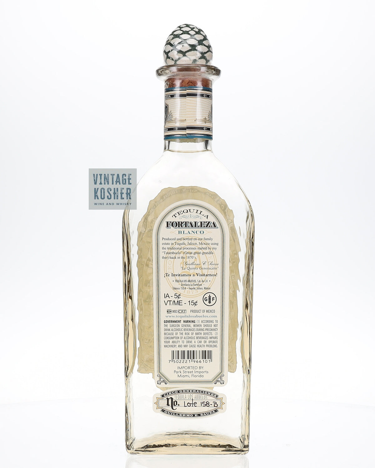 Fortaleza Tequila Blanco Tequila
