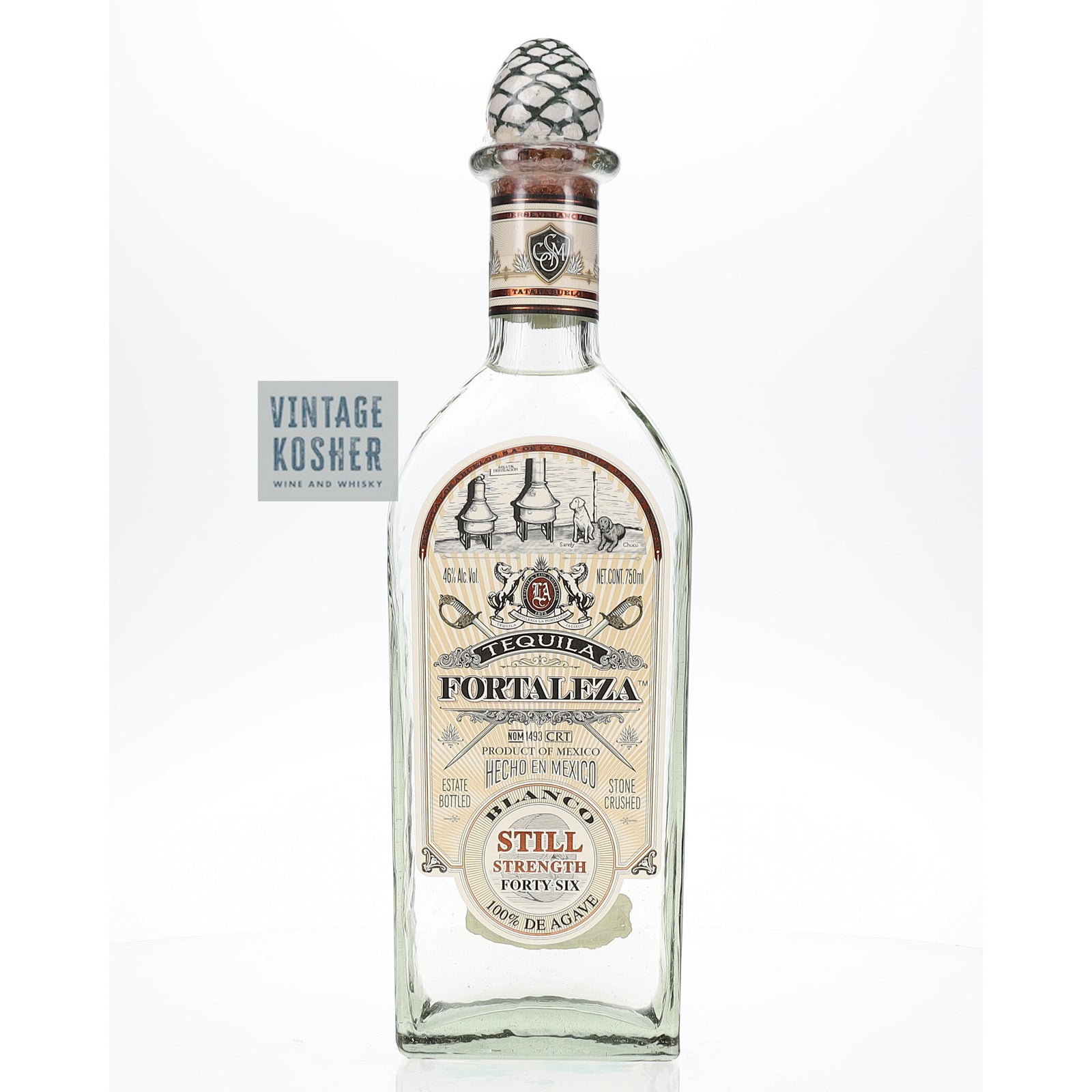 Fortaleza Tequila Blanco Still Strength Tequila