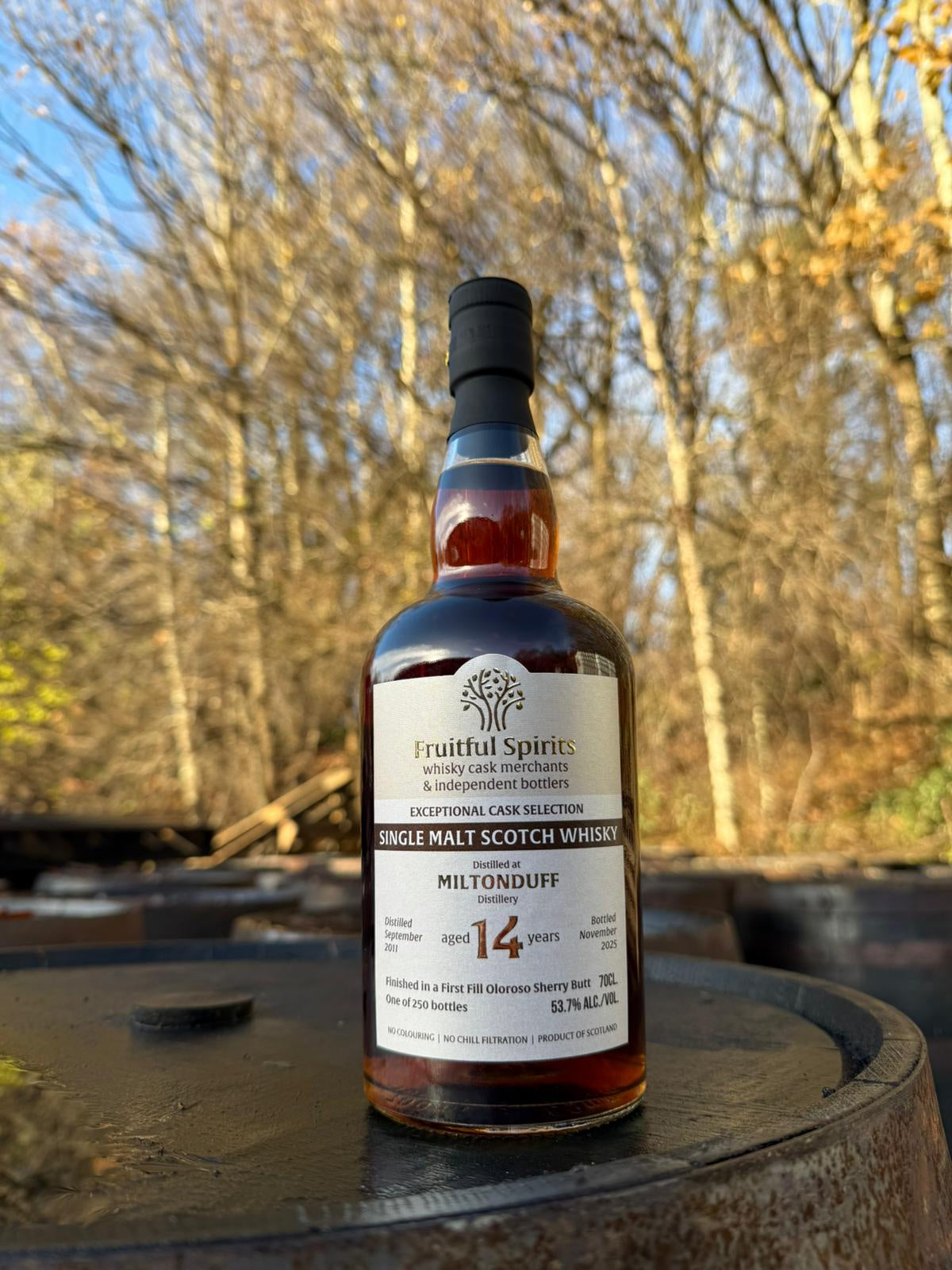 Fruitful Spirits Miltonduff 14 yr Single Malt