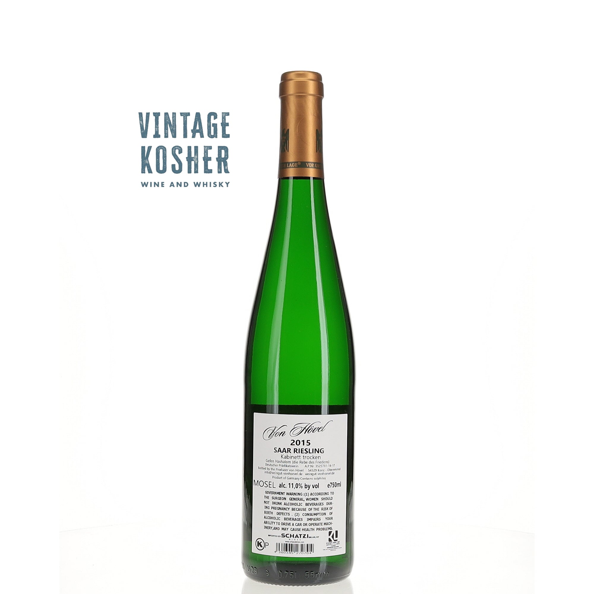 Gefen Hashalom Saar Riesling 2015 White Wine