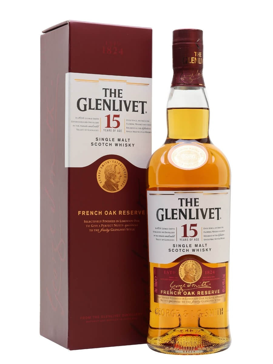 Glenlivet 15 Year Old French Oak Reserve Single Malt Scotch Whisky