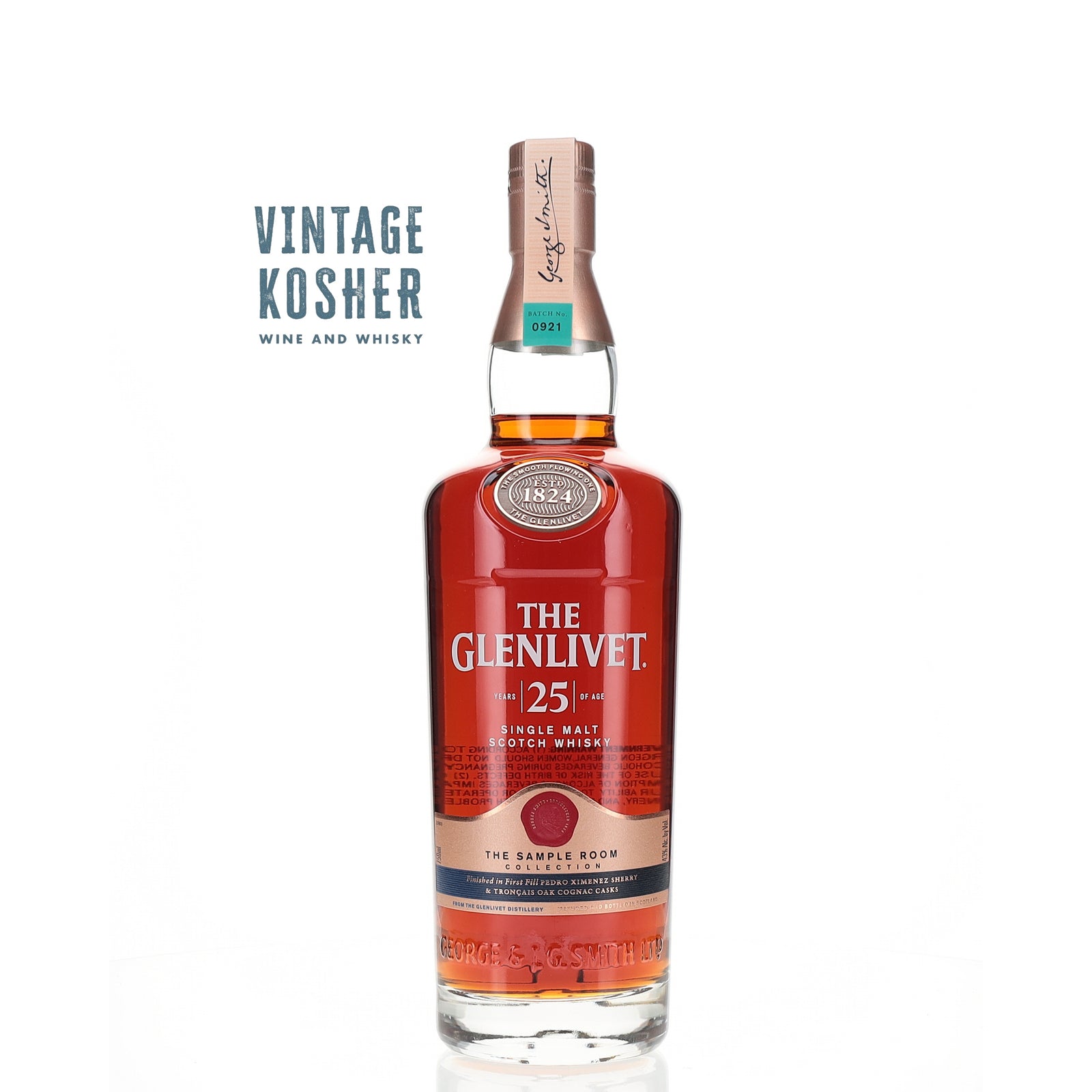 Glenlivet XXV 25 Year The Tasting Room (New Version Box) Single Malt Scotch Whisky