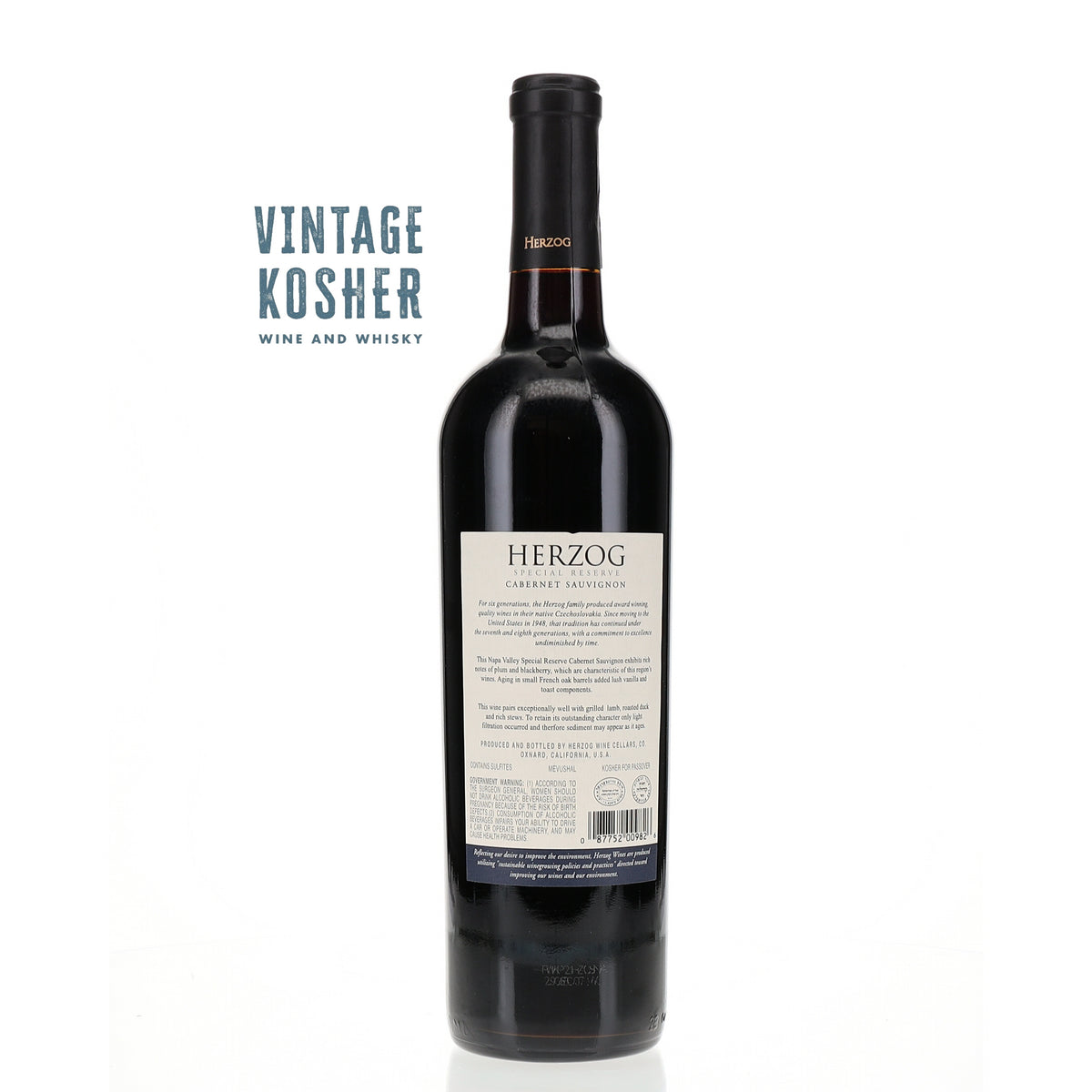 Herzog Special Reserve Napa Valley Cabernet Sauvignon Red Wine