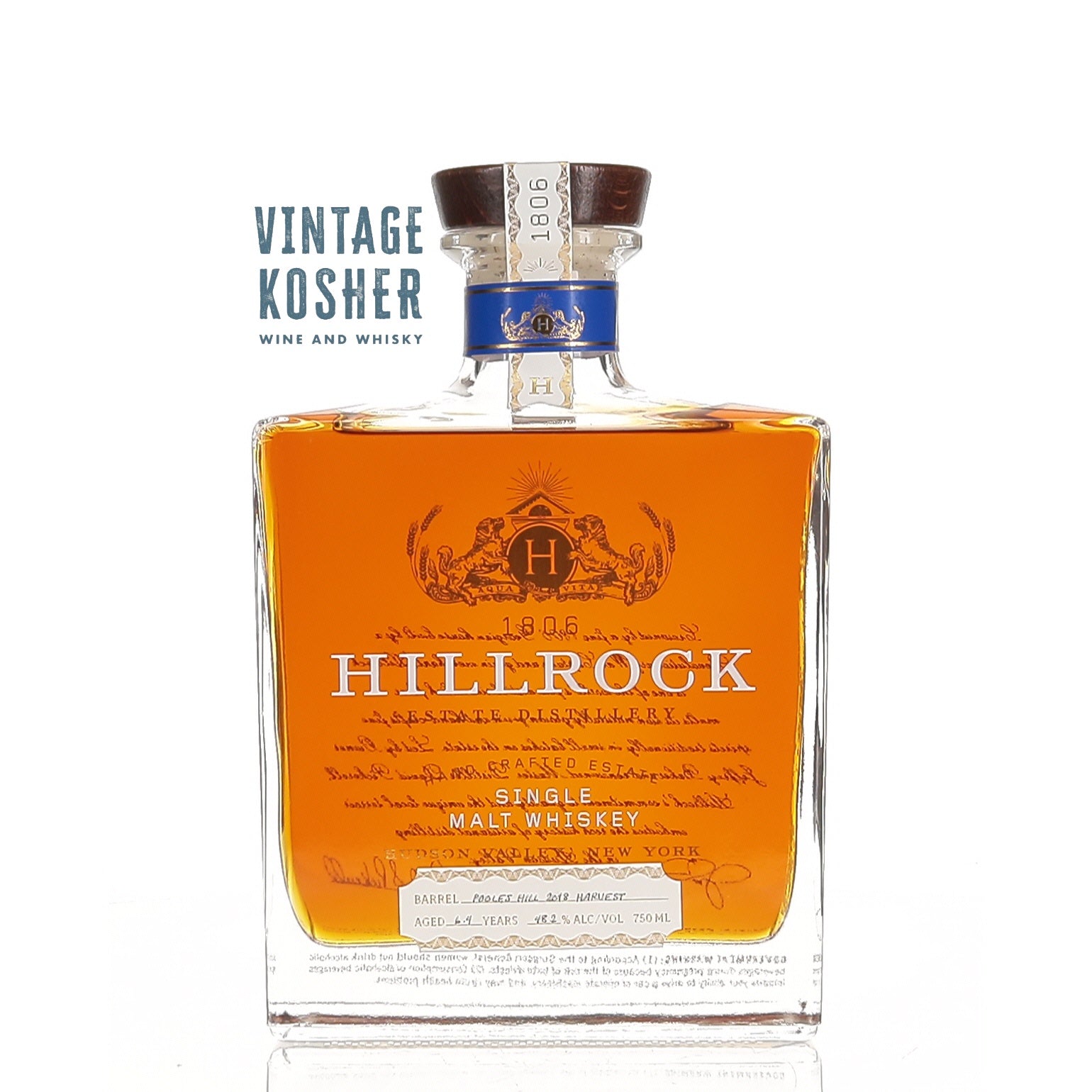 Hillrock American Single Malt Whickey