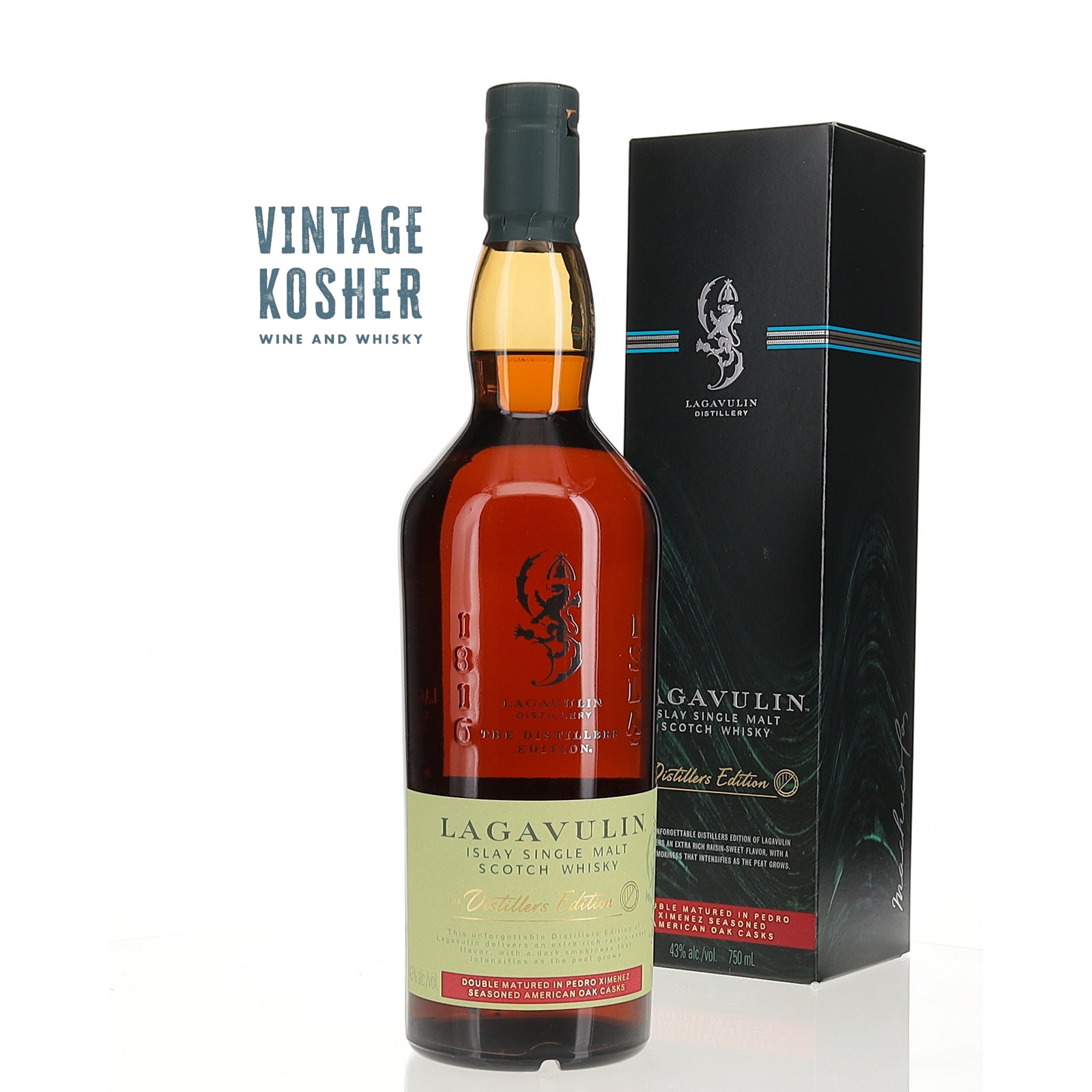 Lagavulin Single Malt The Distillers Edition Double Single Malt Scotch Whisky