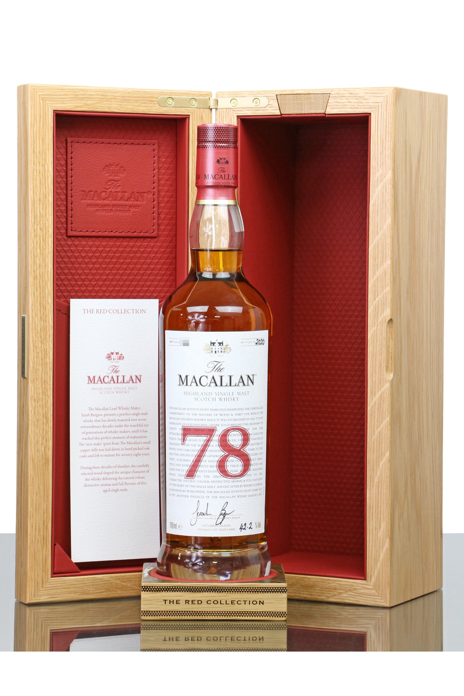 Macallan Lalique "Red Collection" 78 yr old Single Malt Scotch Whisky Single Malt Scotch Whiskey