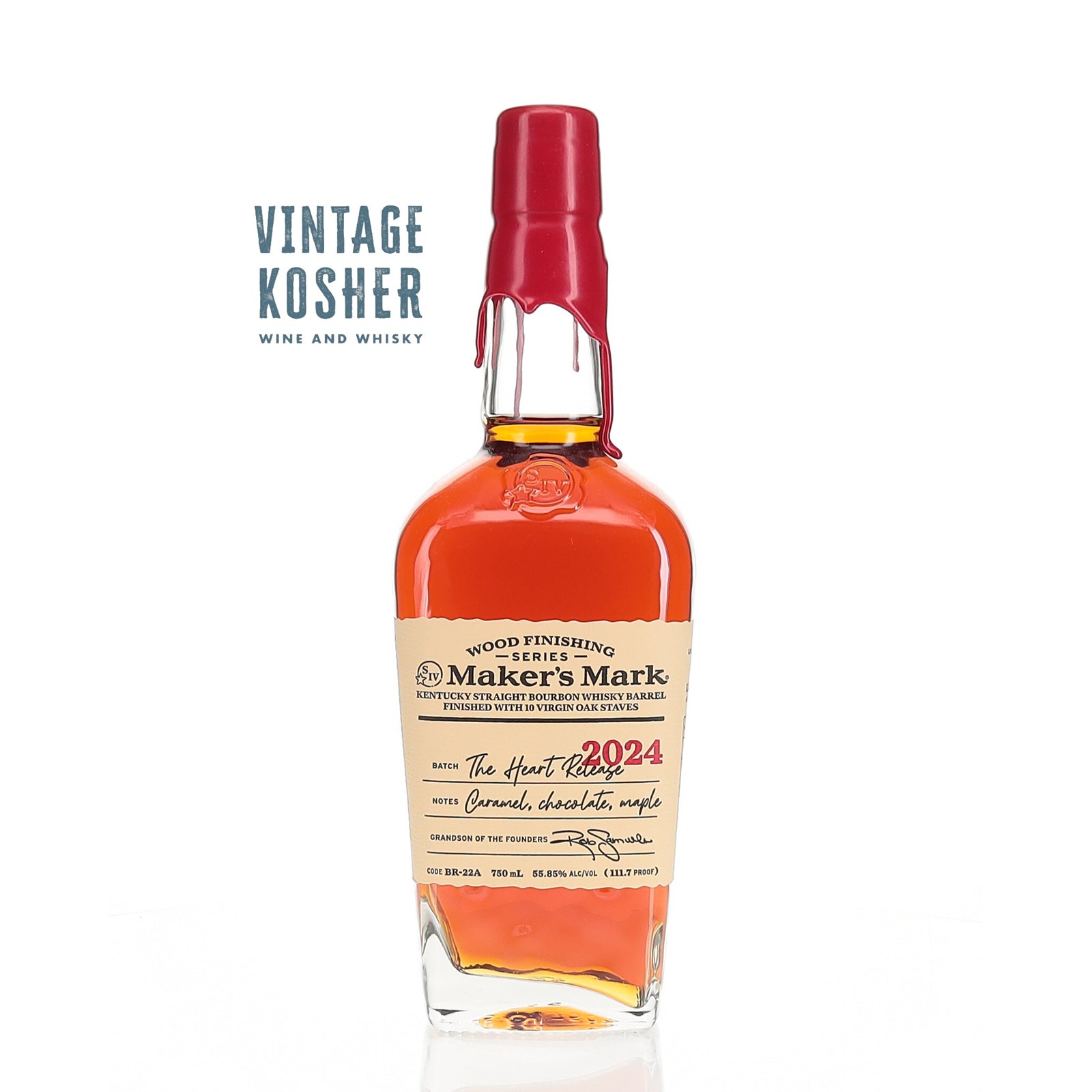 Makers Mark The Heart Wood Finishing Series Limited Release KSB 111.7 Bourbon