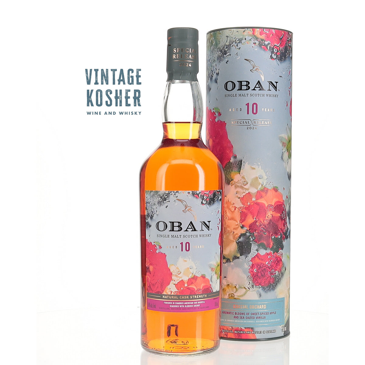 Oban 10 Yr Single Malt Scotch Natural Cask Strength Special Single Malt Scotch Whisky