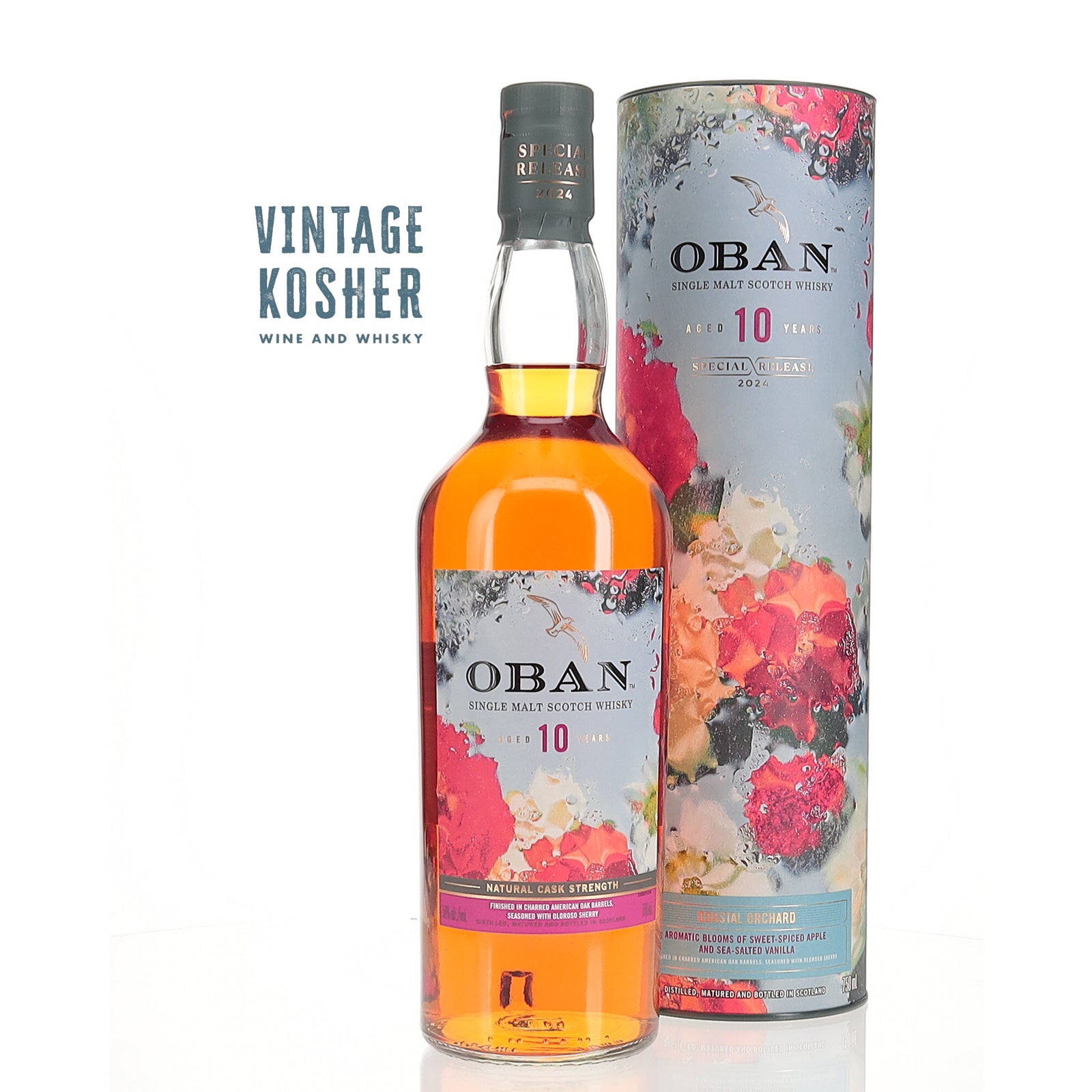 Oban 10 Yr Single Malt Scotch Natural Cask Strength Special Single Malt Scotch Whisky