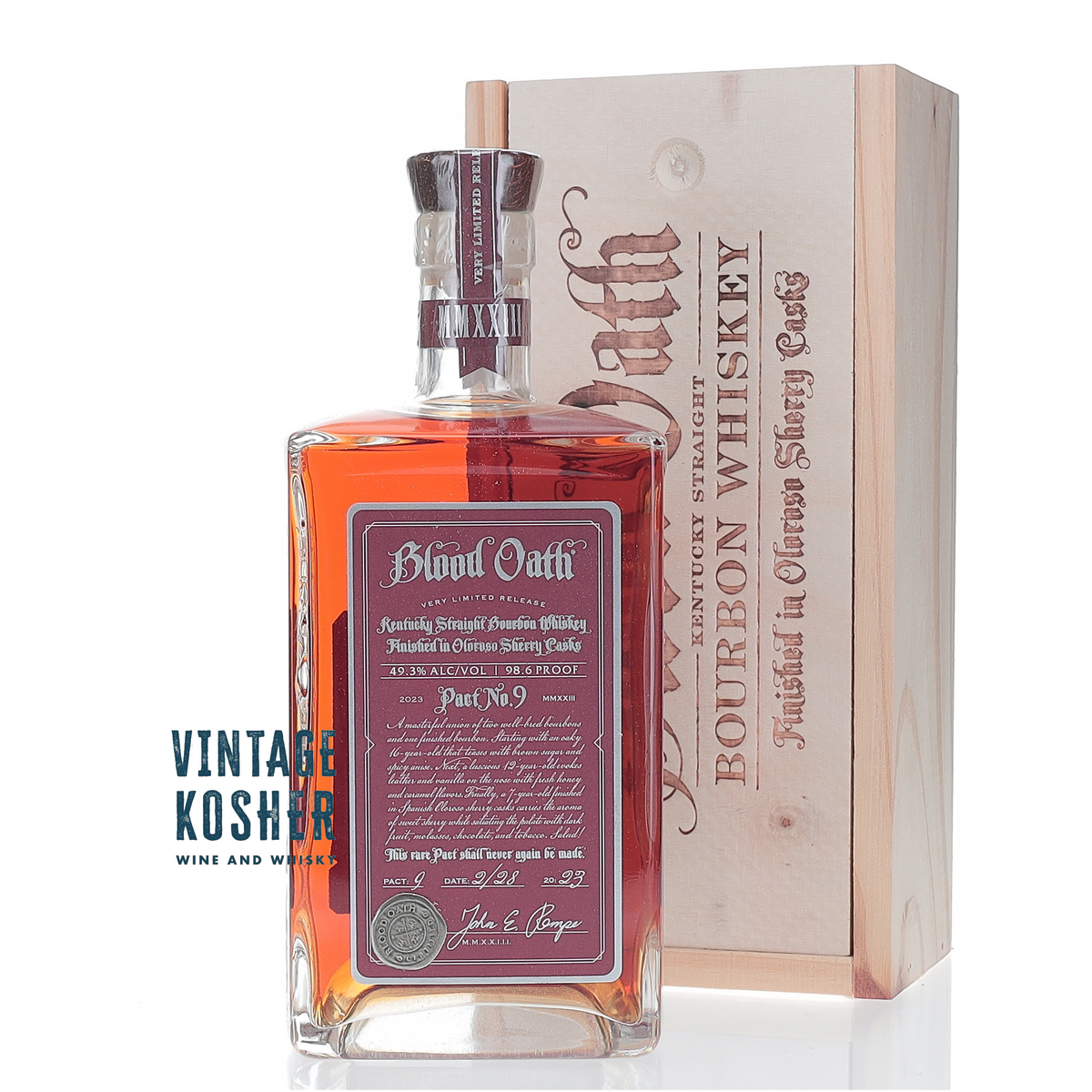 Blood Oath No9 Kentucky Straight Bourbon Whiskey Bourbon