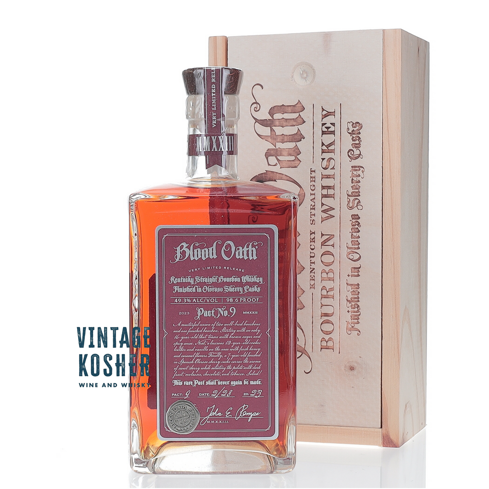 Blood Oath No9 Kentucky Straight Bourbon Whiskey Bourbon