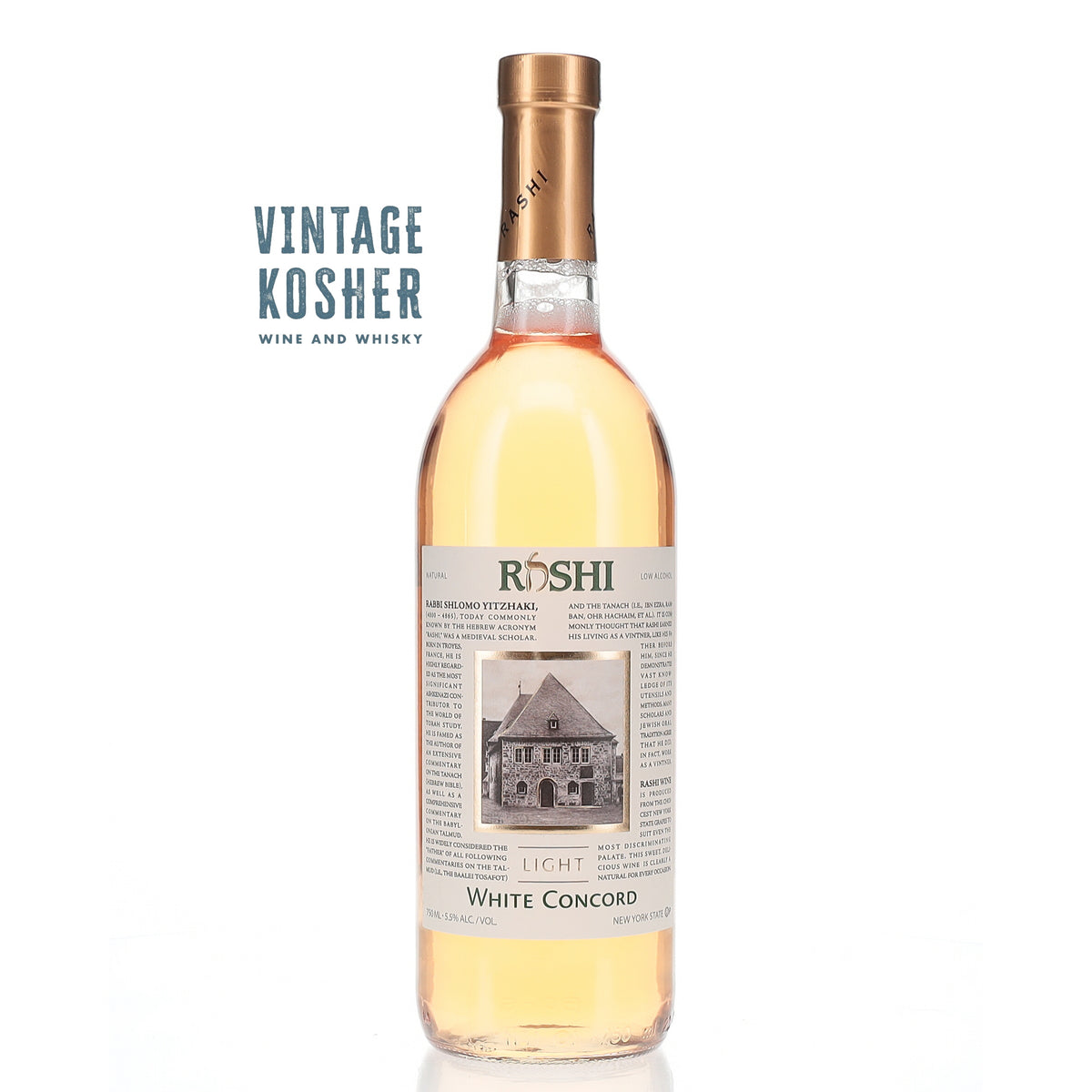 Rashi Light White Concord White Wine