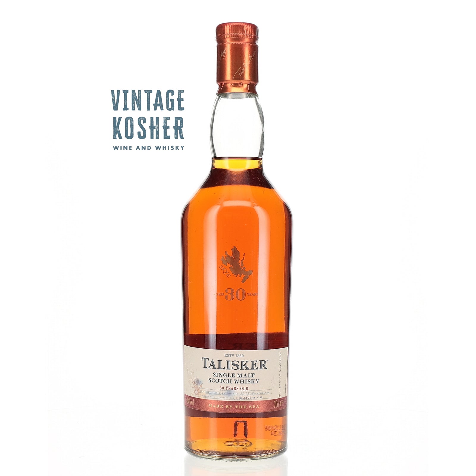 Talisker 30 year without box Single Malt Scotch Whisky