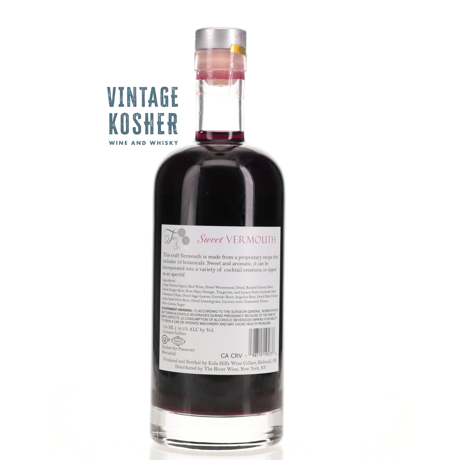 Twin Suns Sweet Vermouth Sweet