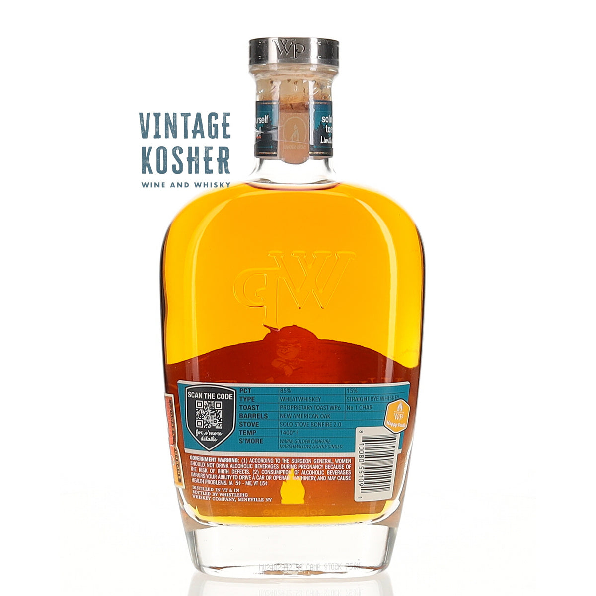 Whistlepig Wheat Whiskey Campstock Solo Stove Toasted Limited Edition 86 Rye