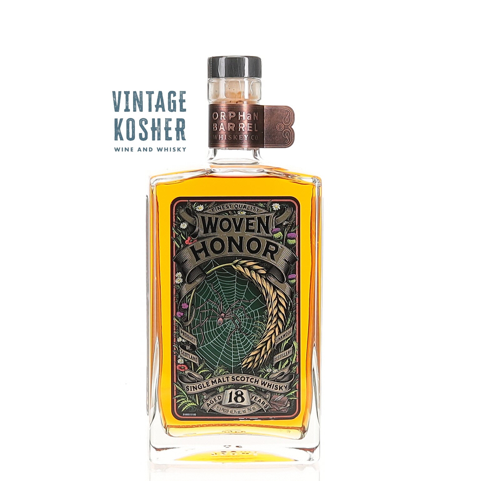 Orphan Barrel Woven Honor 18 yr Single Malt Scotch Single Malt Scotch Whisky