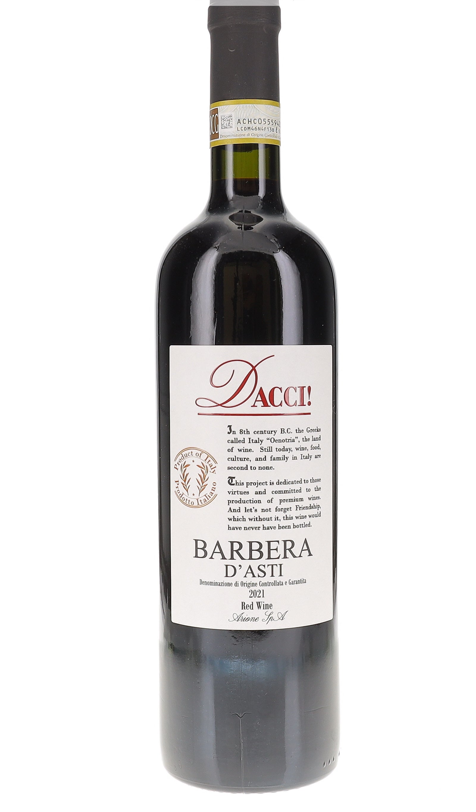 Dacci Barbera dAsti Red Wine